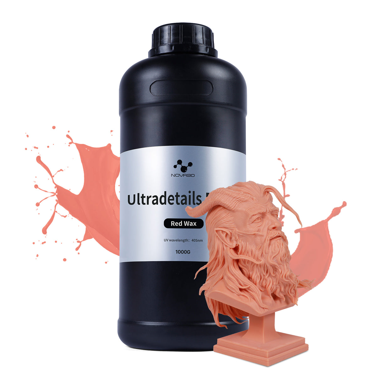 Résine 3D G3D PRO Lavable à l'eau Gris 1kg - Lisse & précise