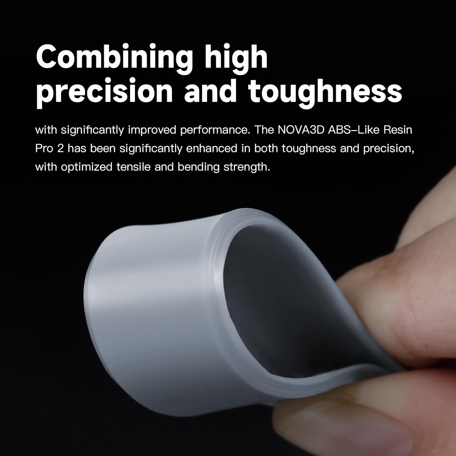 Nova3D ABS-Like 3D Printer Resin 2.0,Enhanced Toughness and Strength
