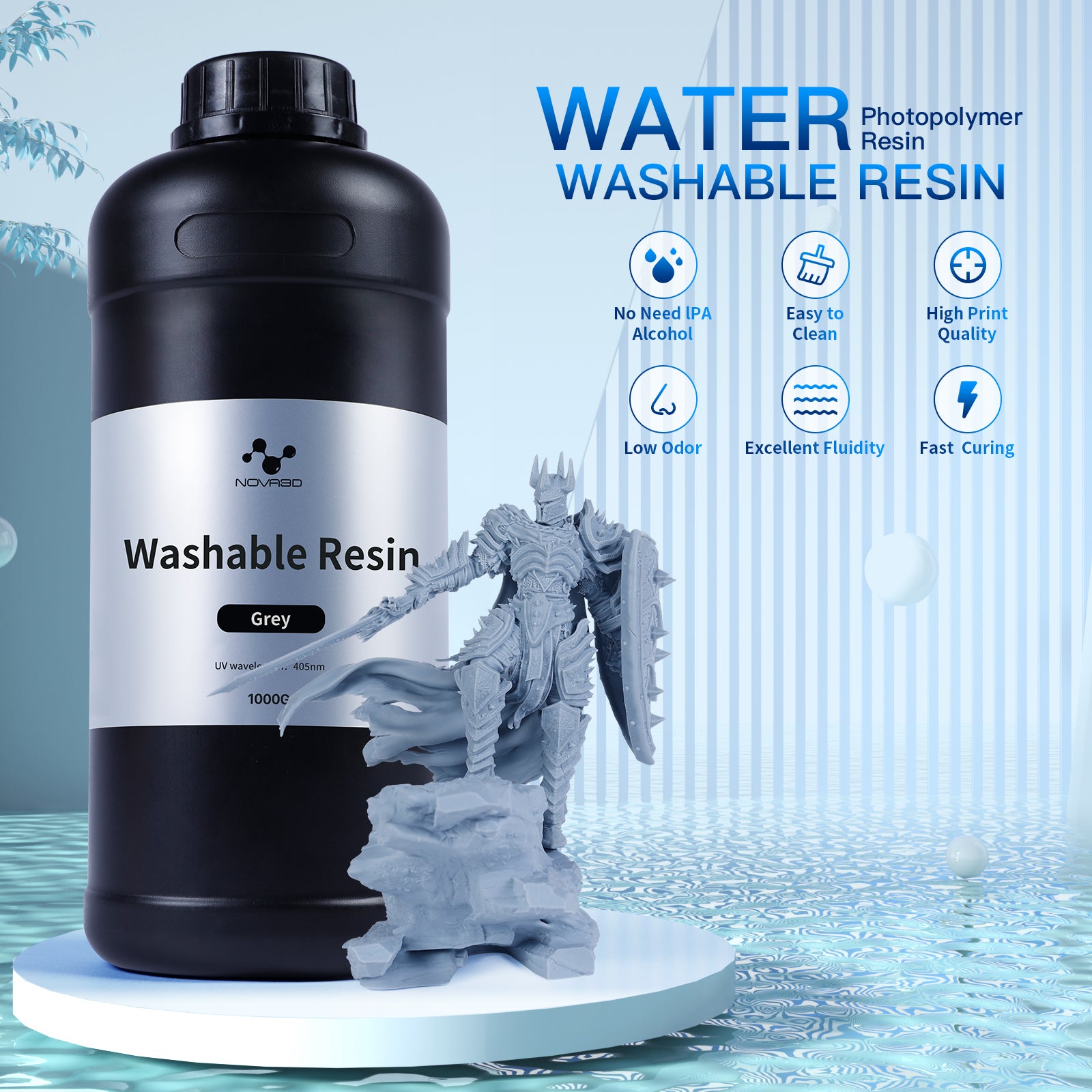 NOVA3D Water Washable  Resin 1000G