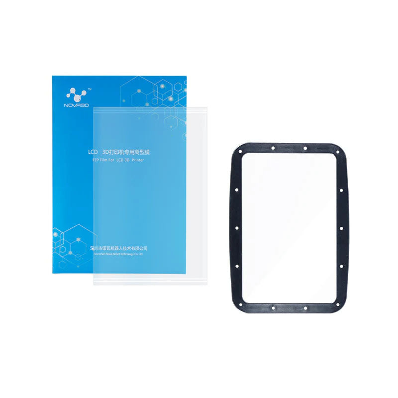 NOVA3D GEM3 Max NFEP Film Sheet With Frame for LCD 3D Printers