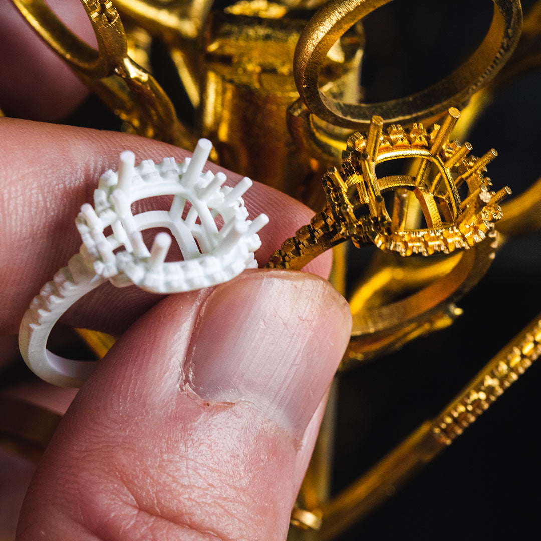 NOVA3D Precision Cast Jewelry Resin for DIY Custom Ring & Claw Setting Jewelry Casting