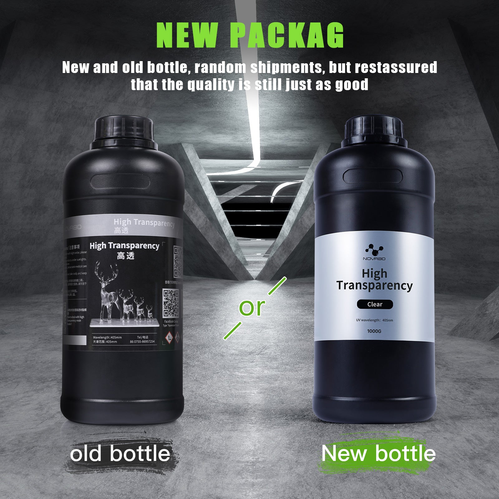 NOVA3D Ultra-Clear Resin V3.0 For 3D Printer