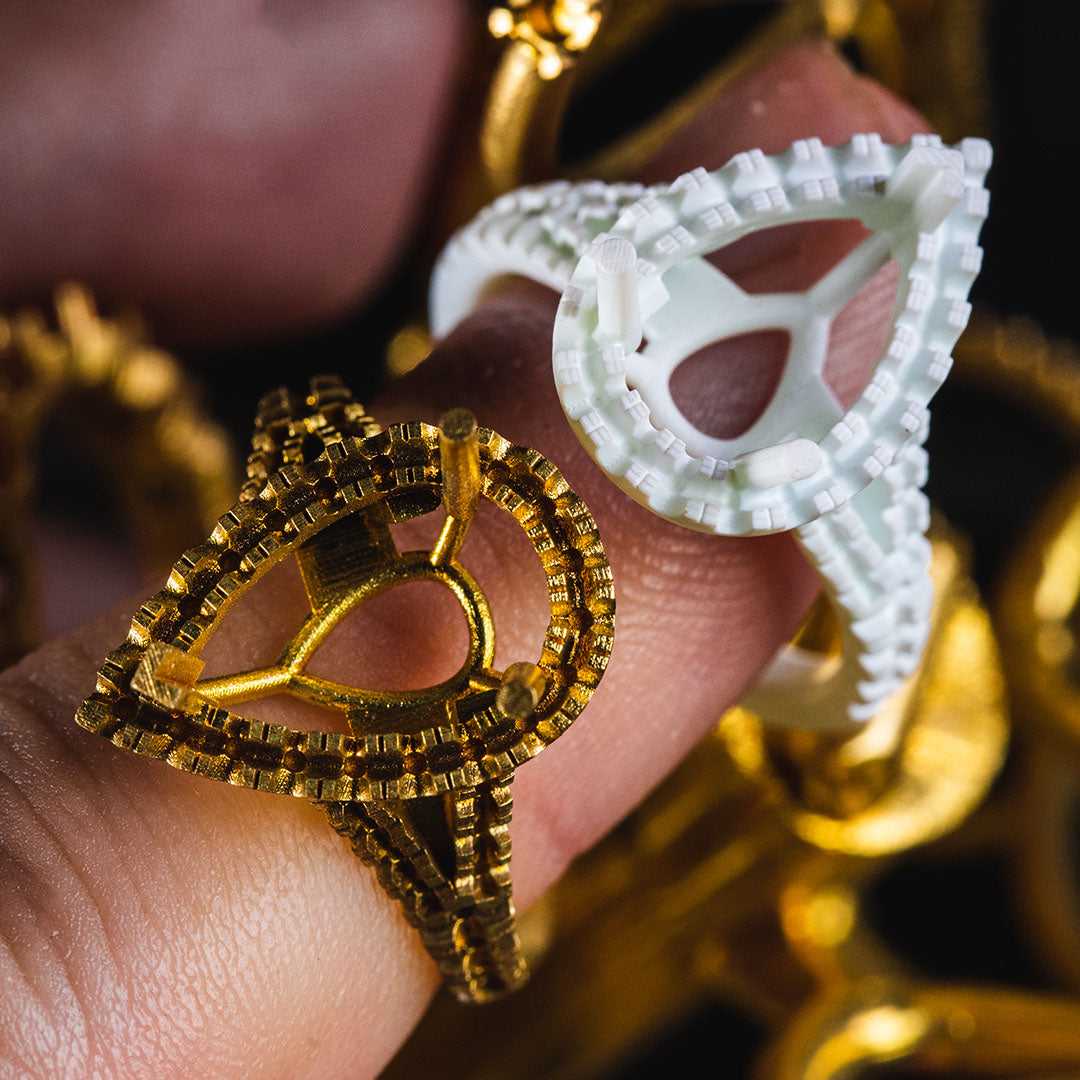 NOVA3D Precision Cast Jewelry Resin for DIY Custom Ring & Claw Setting Jewelry Casting
