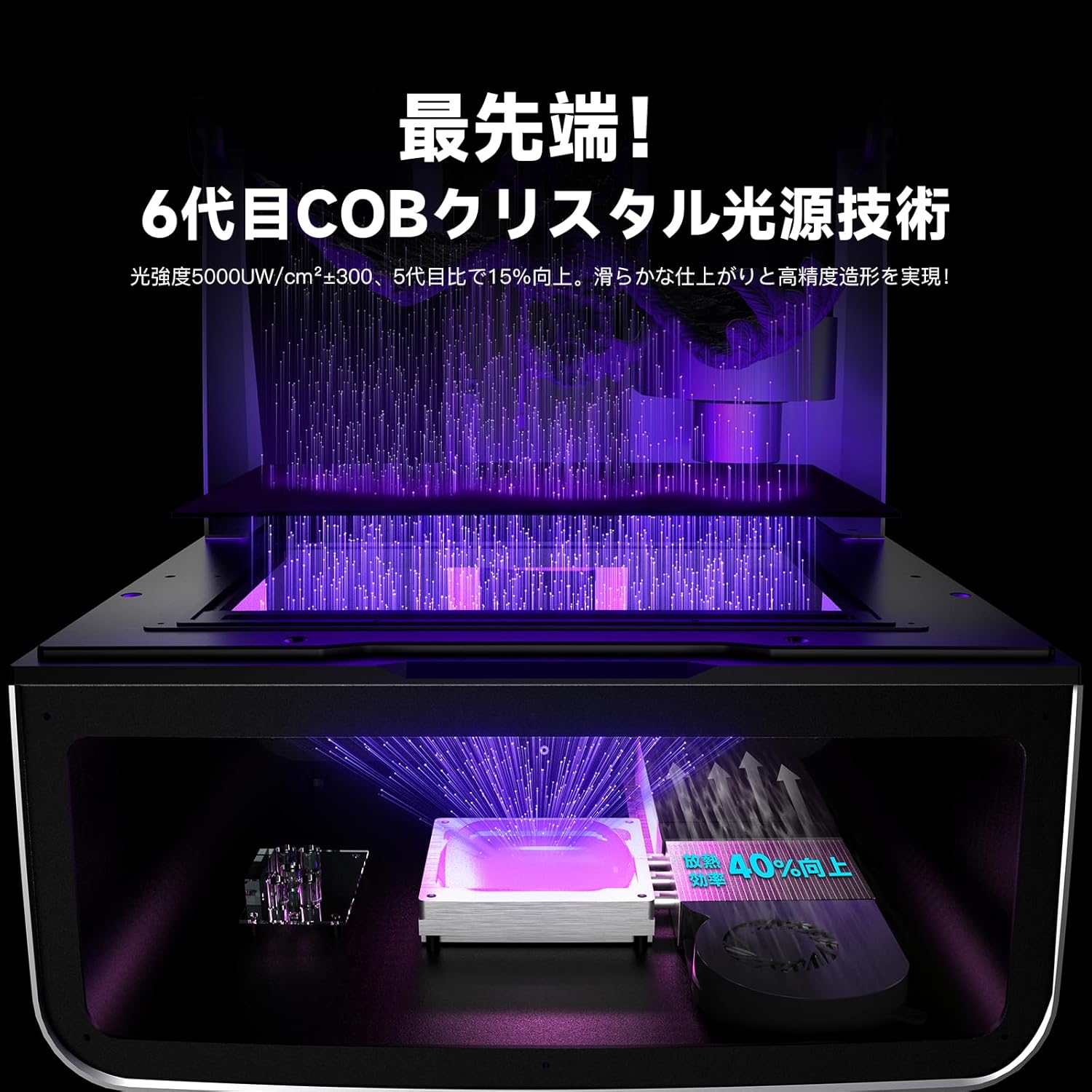 NOVA3D Whale4 Pro 16K 3Dプリンター 光造形 超大印刷サイズ 211.68*118.37*220mm【六代目COB直射光源+ワンステップレベリング+残留物の心配なし+Wi-Fi クラスター印刷+レジン自動供給+ゴリラ光学ガラス+10.1インチ 16KモノクロLCD+上に開くカバー】個人/業務用 日本語マニュアル 安心な一年メーカー保証