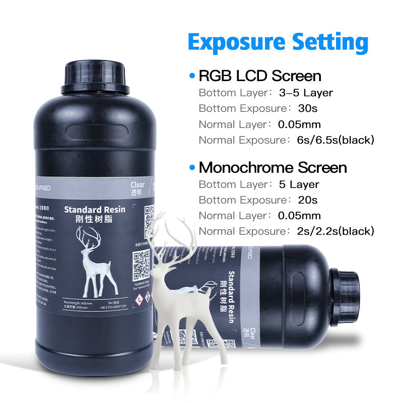 NOVA3D Standard Resin  Colored UV Resin 1KG