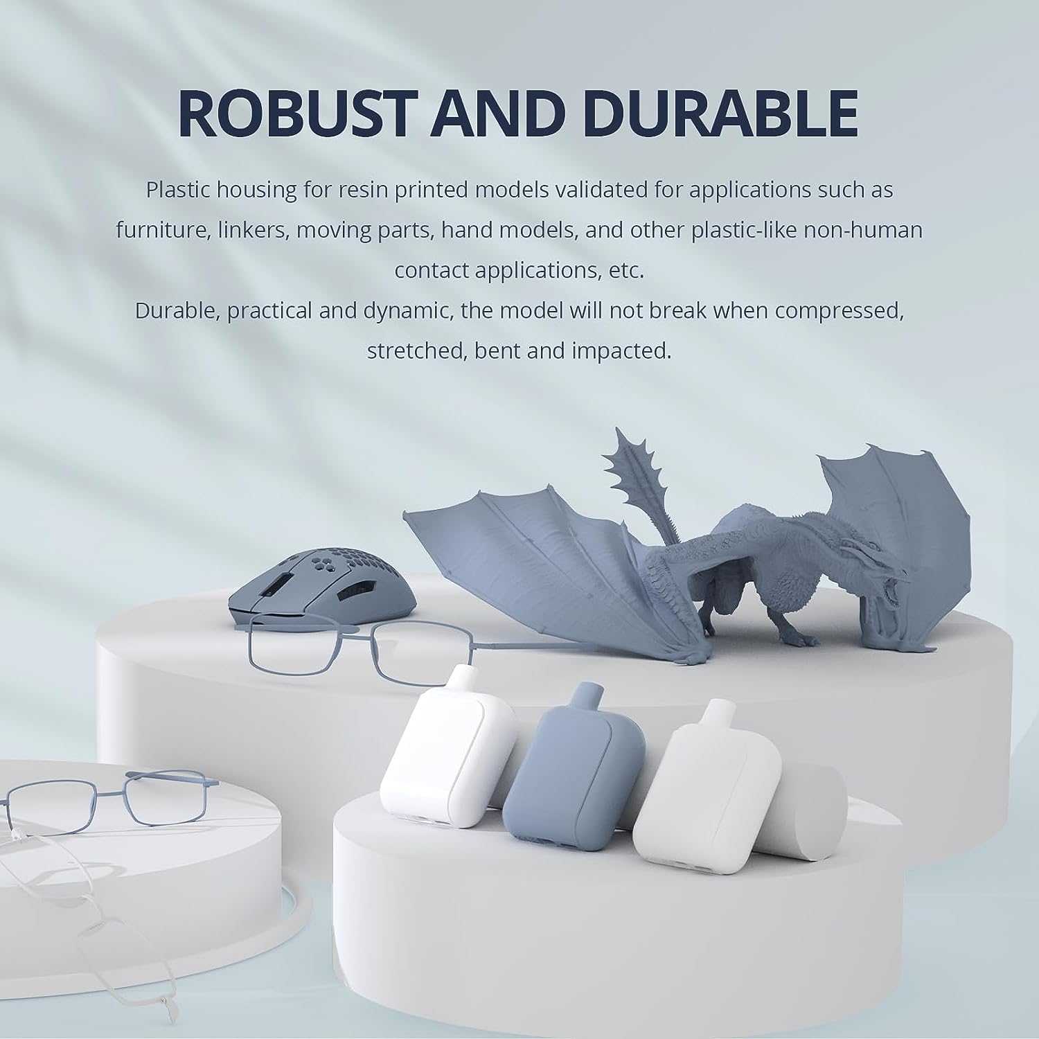 NOVA3D Printer High Resolution Non-Brittle Tappable Engineer Resin 1000g