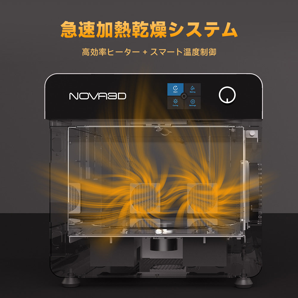 NOVA3D Fastcure3 高速硬化機 LCD/DLP/SLA光造形レジンモデル用 二次硬化UVボックス 紫外線硬化装置