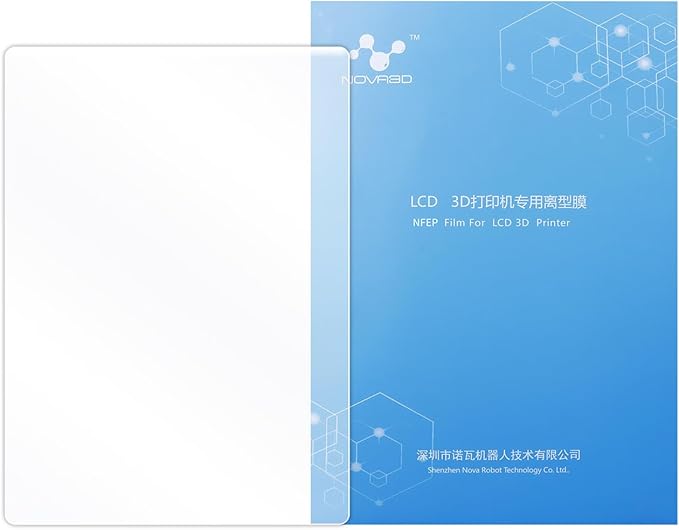 NOVA3D FEPフィルムセット、NOVA3Dのプリンターに全て適用