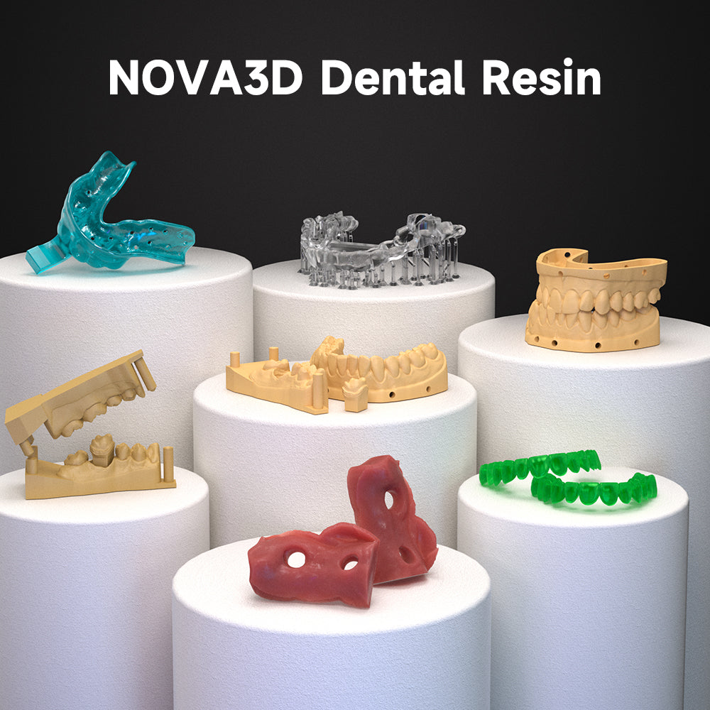 NOVA3D 洗浄可能な歯科模型樹脂 歯科3Dプリンター用樹脂材料 歯科医院
