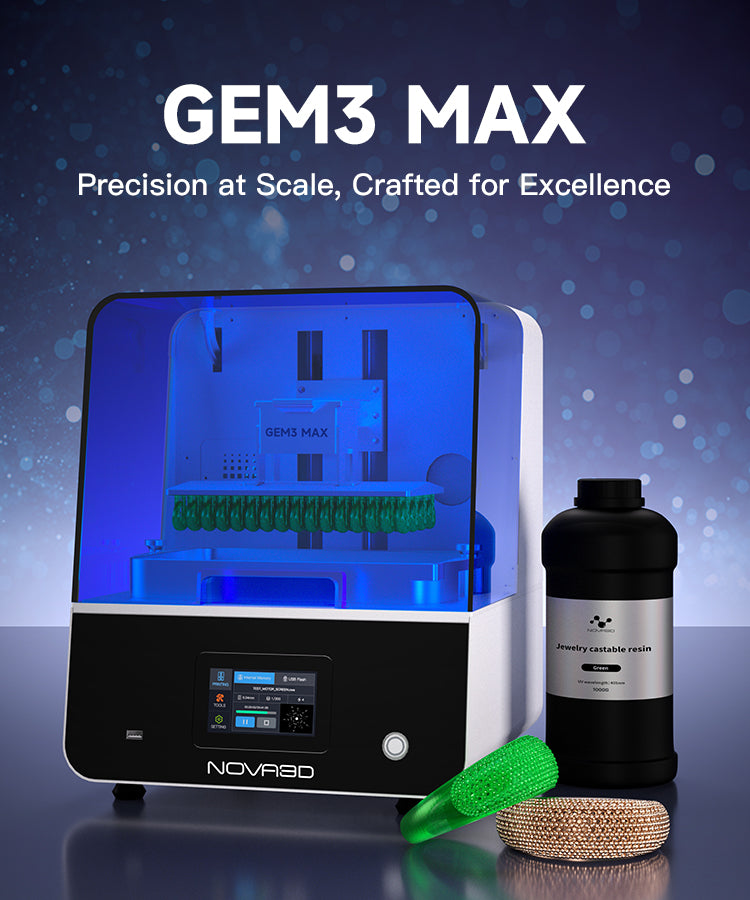 GEM3 Max Jewelry Resin 3D Printer