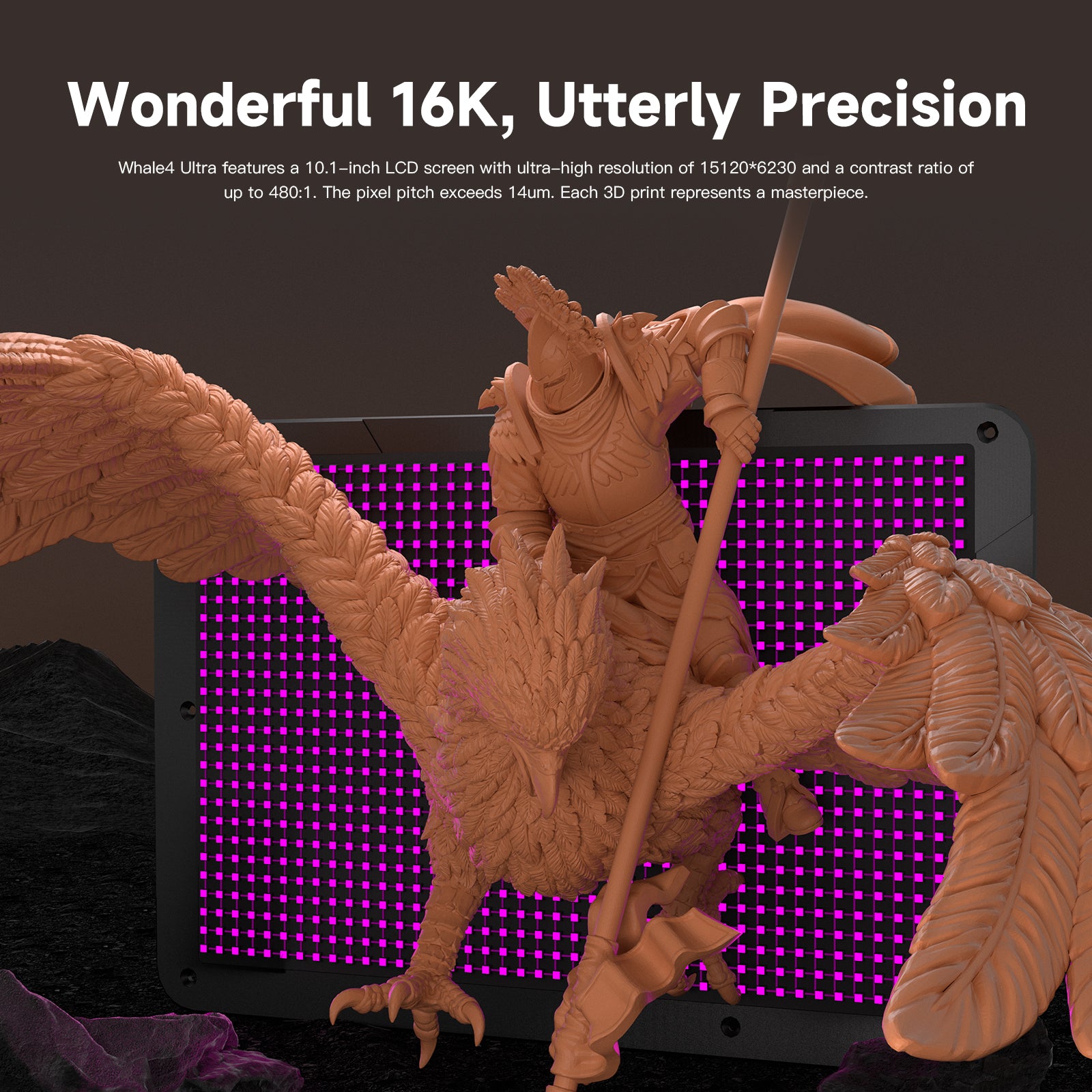 Whale4  Ultra 16K  Resin 3D Printer