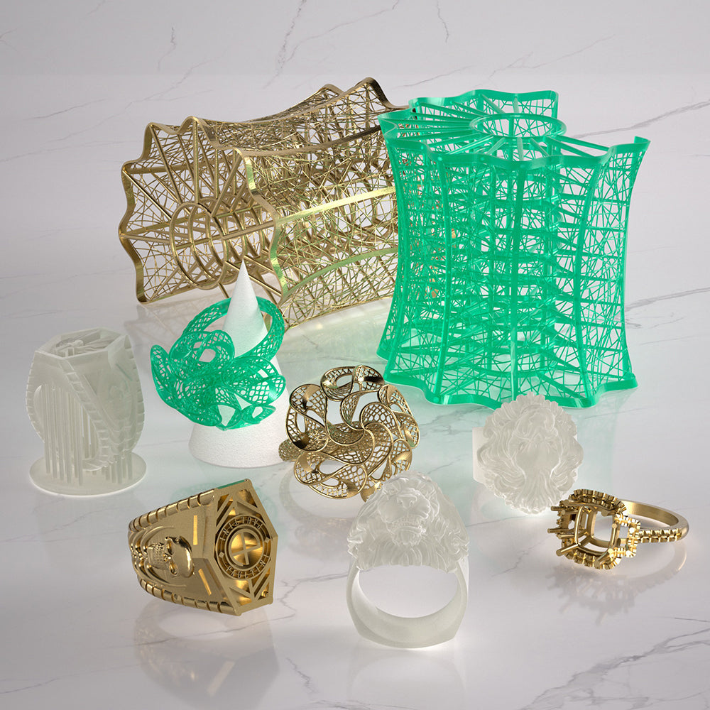 NOVA3D Precision Cast Jewelry Resin Material for 3D Printing for Jewelry