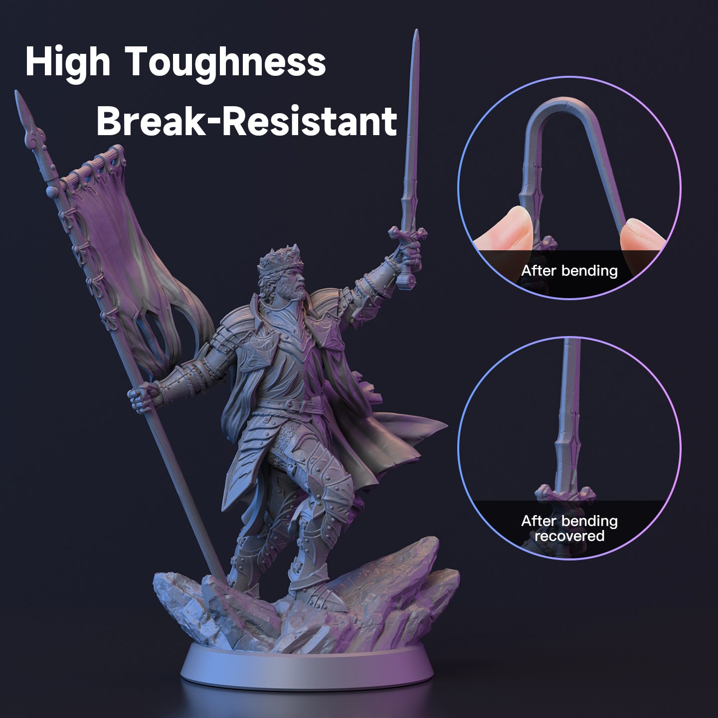 NOVA3D HexaCore Resin Photopolymer 3D Resin Consumable High Precision High Toughness High Strength Easy Printing Low Shrinkage