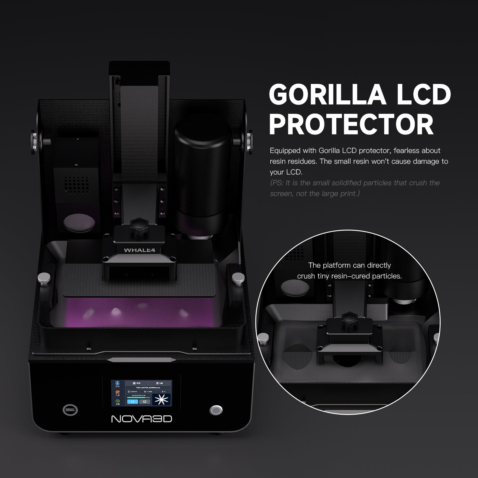 Whale4  Ultra 16K  Resin 3D Printer