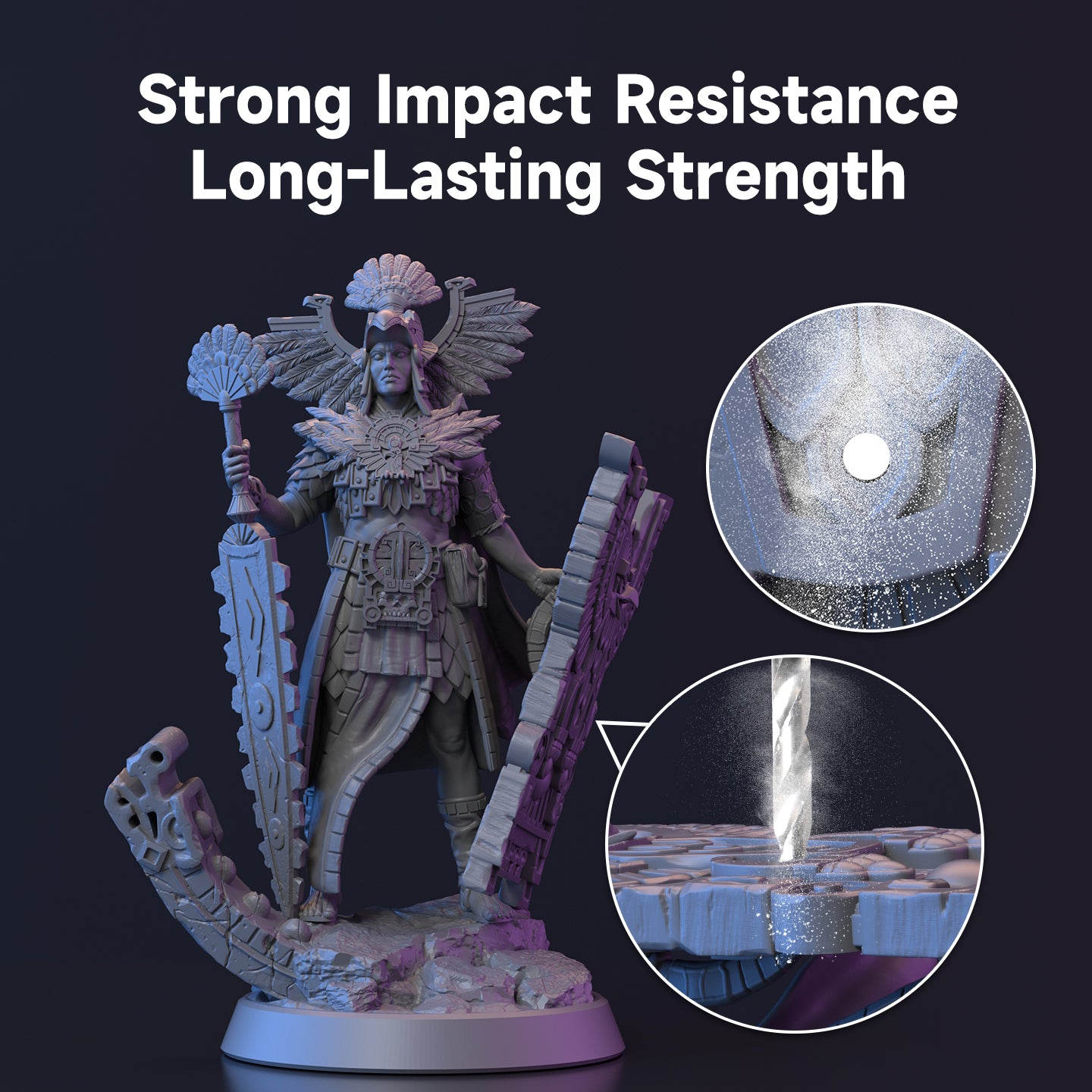 NOVA3D HexaCore Resin Photopolymer 3D Resin Consumable High Precision High Toughness High Strength Easy Printing Low Shrinkage