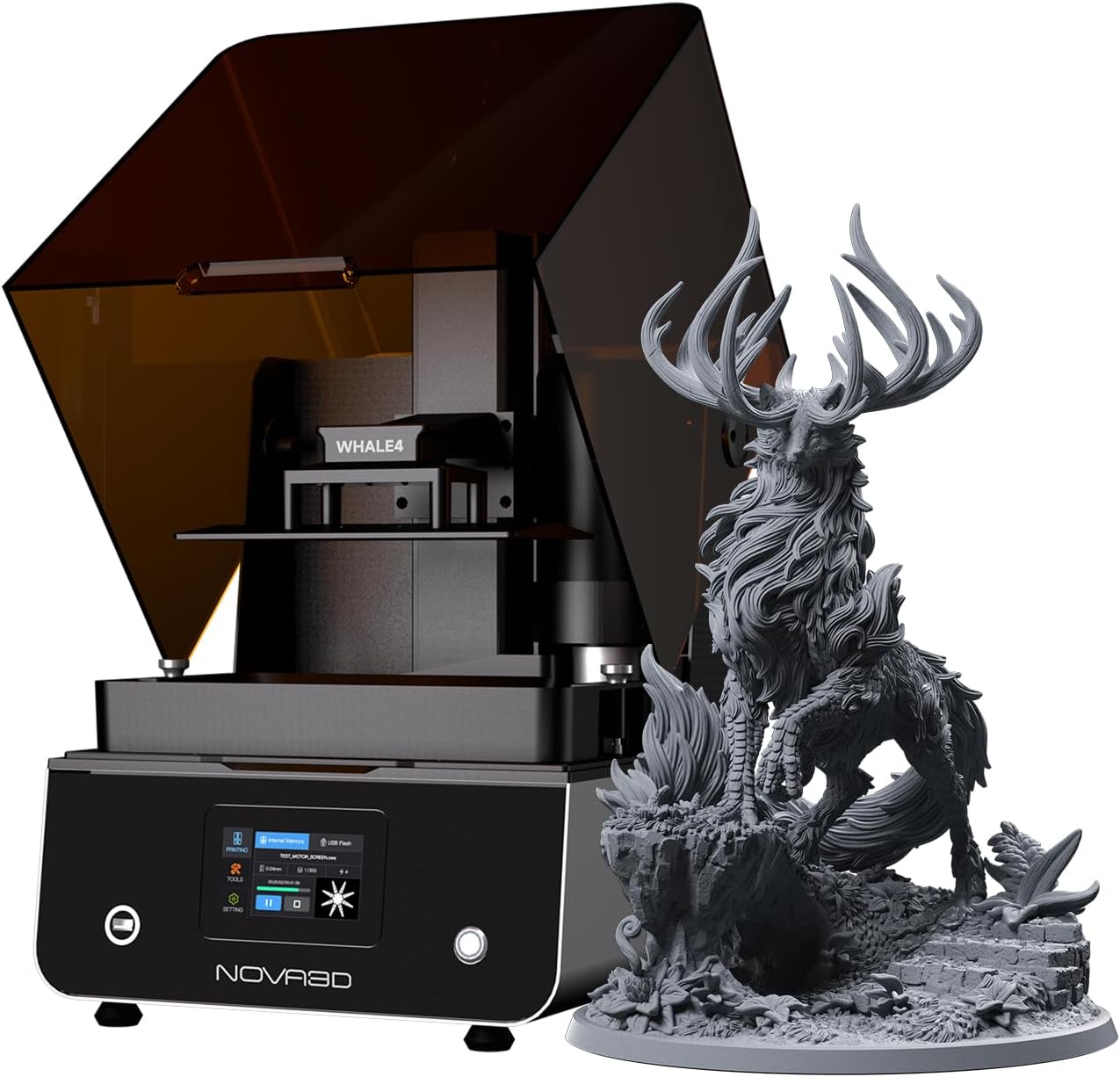 NOVA3D Whale4 Pro 16K 3Dプリンター 光造形 超大印刷サイズ 211.68