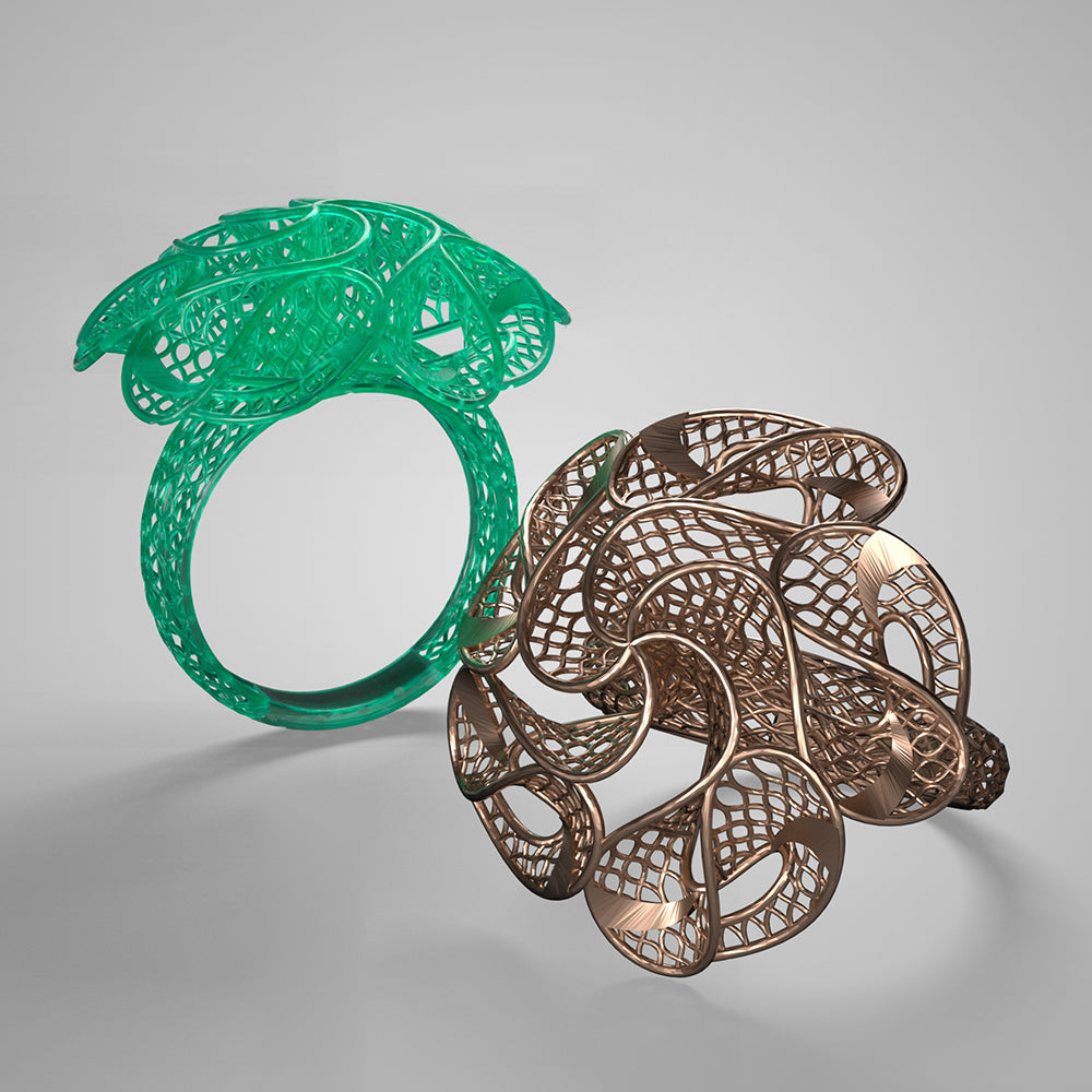 NOVA3D Precision Cast Jewelry Resin Material for 3D Printing for Jewelry