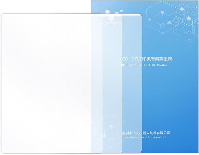 NOVA3D FEPフィルムセット、NOVA3Dのプリンターに全て適用