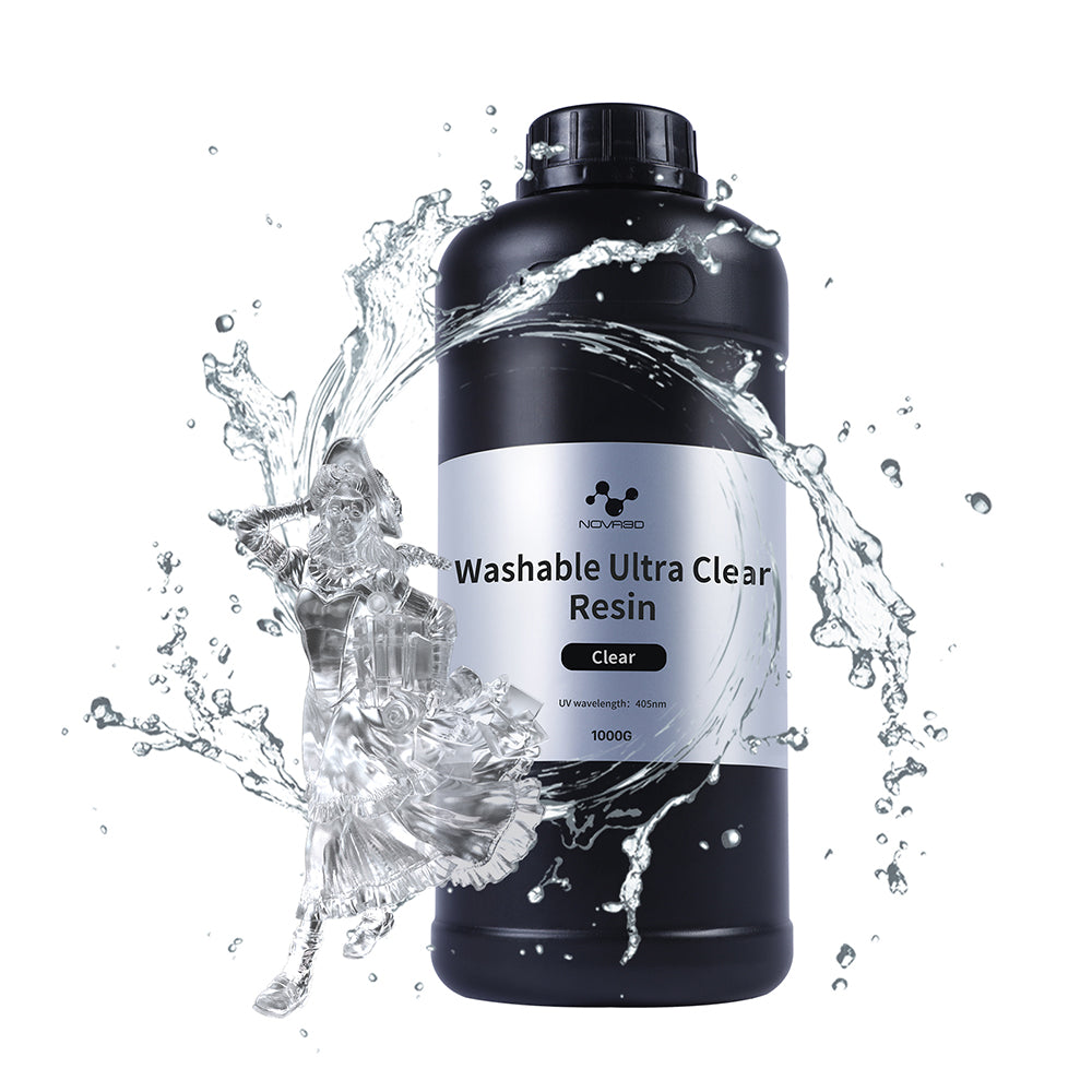 NOVA3D Washable Ultra Clear Resin for 3D Printer